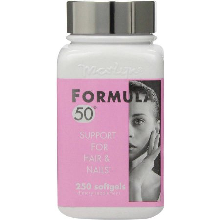Naturally Vitamins Fórmula 50 soporte para Hair -amp- Nails 250 CT