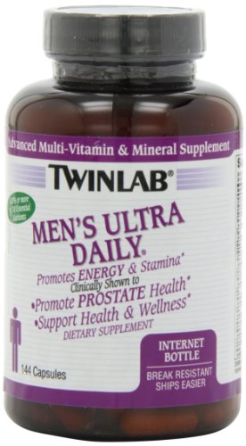 Diario Ultra Twinlab hombres avanzado cápsulas de vitaminas y minerales, cuenta 144