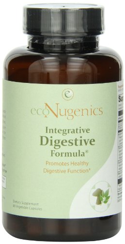 EcoNugenics integradora digestivo fórmula cápsulas vegetarianas, cuenta 60
