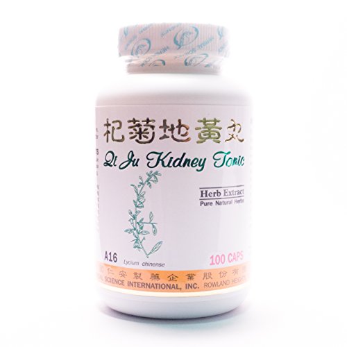 Suplemento dietético de Tonic 500mg 100 cápsulas (Qi Ju riñón tónico, Qi Ju Di Huang Wan) los ojos 100% hierbas naturales