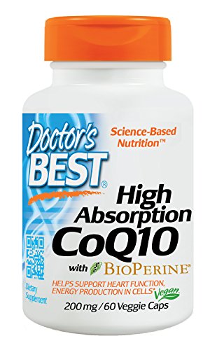Mejor absorción CoQ10 del doctor (200 mg), cápsulas vegetales, 60-Conde