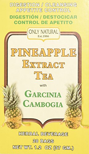 Sólo té Natural piña extracto, bolsitas de té de Garcinia Cambogia, cuenta 20