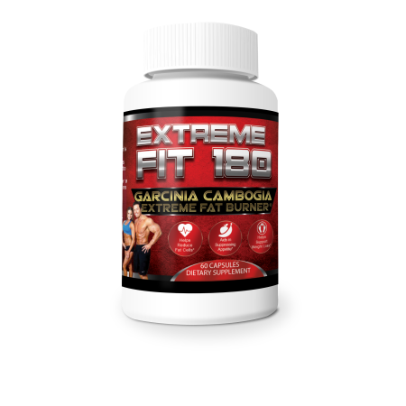 Extreme Fit 180 - Garcinia cambogia Quemador de Grasa Extremo-60% HCA puro extracto de Garcinia cambogia - Extra Strength 