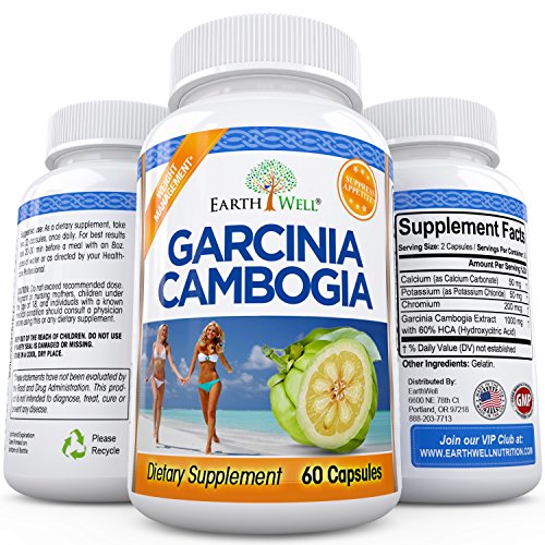 Natural peso pérdida suplemento Garcina Cambogia extracto 500mg con 60% HCA 60 cápsulas