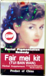 Kit de Feria Mei - Facial remedio de pigmentación (Tui Ban Wan)