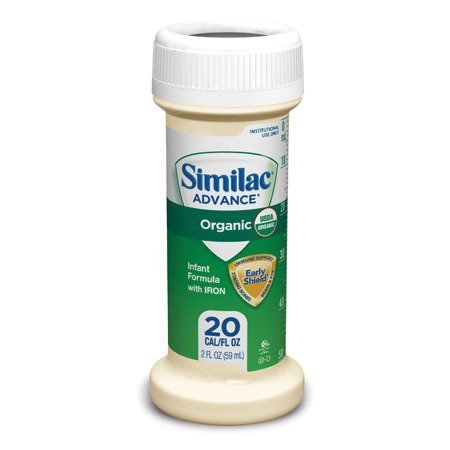 Similac Advance fórmula infantil orgánico del bebé, 48 botellas, 2 Fl Oz, Ready to Feed