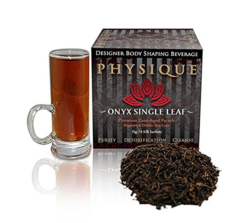 Onyx té Pu-erh para perder peso | Control de colesterol | Bienestar digestivo | Limpieza de desintoxicación | 15 bolsitas de té de seda