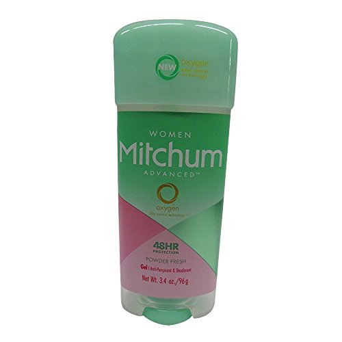 Mitchum antitranspirante y desodorante para mujeres, Power Gel, polvo fresco, 3.4 oz (96 g) (paquete de 4)
