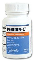 Tabletas de suplemento de vitamina C Peridin-C - ea 100