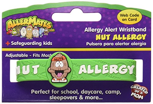 Pulsera de alergia AllerMates - tuerca de árbol 