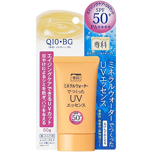 Envejecimiento de Shiseido Senka cuidado UV protector solar SPF50 + PA +++