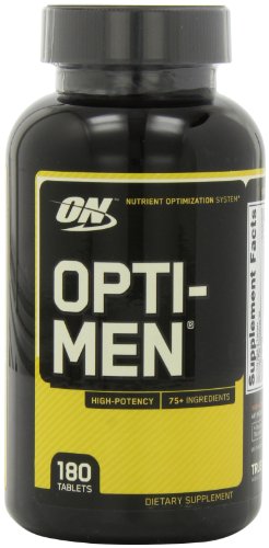 La nutrición óptima Opti-Men multivitaminas, 180-cuenta