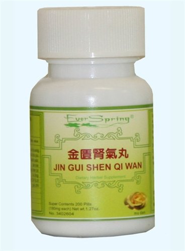 Jin Gui Shen Qi Wan (Rehmannia 8 - píldora de Qi de riñón del oro) - 200 ct.