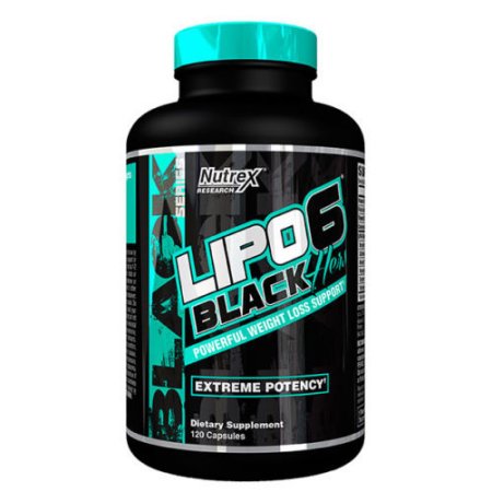 Lipo 6 Hers Negro 120 capsulas Extreme Potency por Nutrex