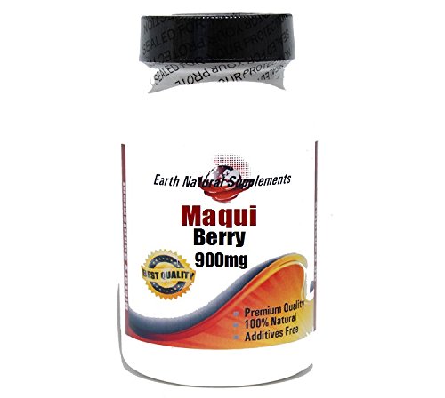 Maqui Berry 900 mg * 180 cápsulas 100% Natural - por EarhNaturalSupplements