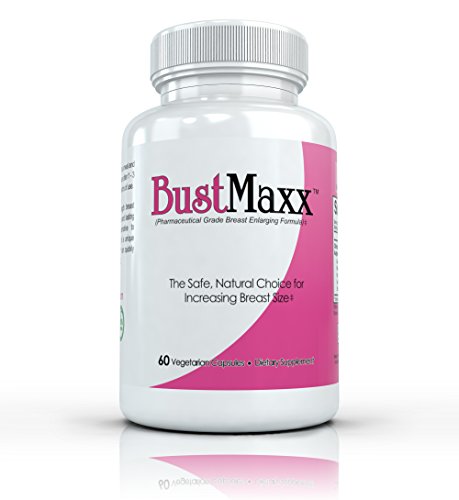 Mejor píldoras de la ampliación de mama: BUSTMAXX todos agrandamiento de busto Natural y suplemento de mejora - 60 cápsulas por la botella