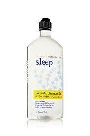 Baño cuerpo obras aromaterapia Sleep Lavanda manzanilla 10 oz Body Wash baño de espuma