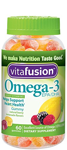 Vitafusion Omega-3 gomitas, cuenta 60 (paquete de 3)