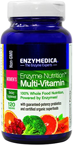Enzima nutrición - vitaminas de la mujer, 100% alimentos nutrición, 120 cápsulas (FFP)