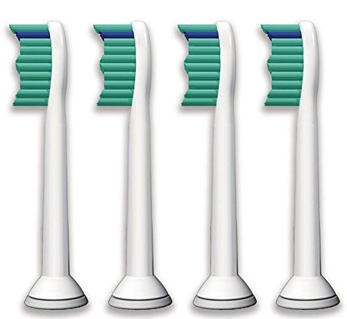 4pcs cabezas de cepillo de dientes eléctrico para Philips Sonicare Hx6530 Proresult Hx6014 Hx6013