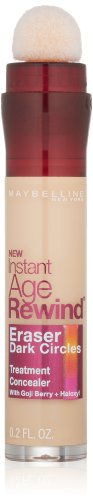 Maybelline New York instantánea edad Rewind Eraser ojeras tratamiento corrector neutralizador 150, onza líquida de 0.2, 1 cuenta