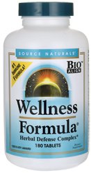 Source Naturals bienestar defensa hierbas fórmula suplemento complejo, cuenta 180