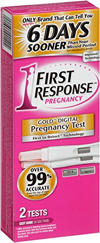 Primera respuesta Digital prueba de embarazo oro Kit, cuenta 2