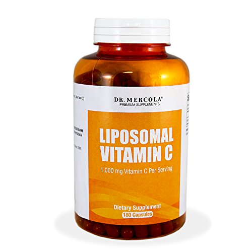 Dr. Mercola liposómica vitamina C 1.000 mg - mayor biodisponibilidad potencial y la protección frente a molestias intestinales - 180 cápsulas