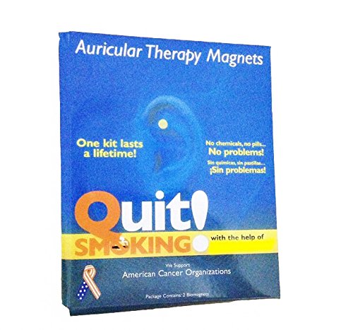 Blackcell dejar parada fumar cese parche Zerosmoke Auricular imán terapia acupresión oído imán producto del cuidado médico
