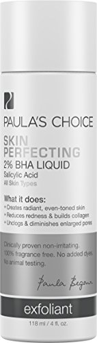 Opción de Paula piel perfeccionamiento BHA 2% ácido salicílico líquido exfoliante para puntos negros y agrandamiento de los poros - 4 oz