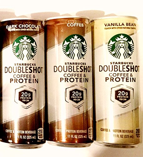 Pack 6 - café Starbucks Doubleshot y proteína-variedad Pack - 12oz + energía bebe etiqueta de salida