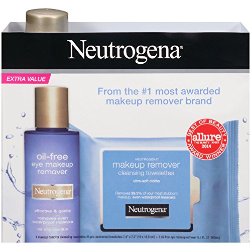 Toallitas y aceite Neutrogena removedor de maquillaje de ojos gratis