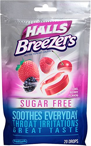 Salas de azúcar gratis Breezers, Berry Cool, cuenta 20 gotas (Pack de 12)