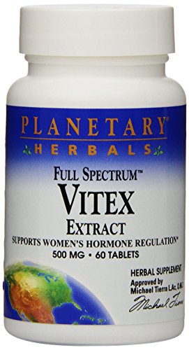 Hierbas planetarios completo espectro tabletas de extracto de Vitex, cuenta 60