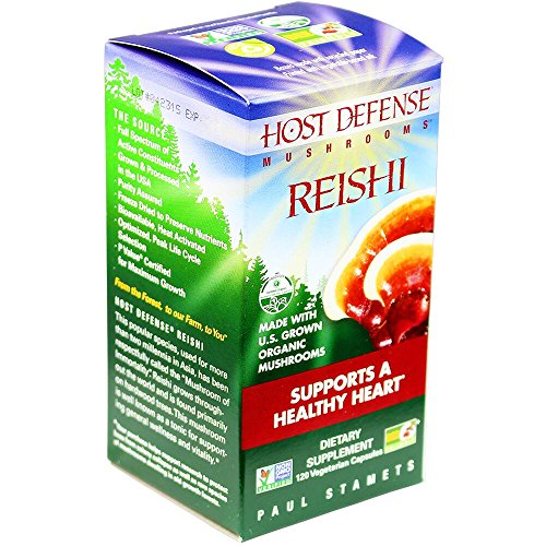 Cápsulas de Reishi host Defense®, apoya un corazón sano, cuenta 120 (FFP)