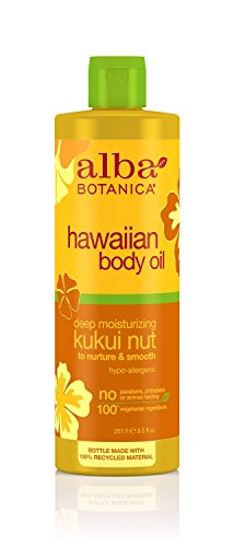 Alba Botanica hawaiano, aceite de Kukui tuerca cuerpo, 8,5 onzas