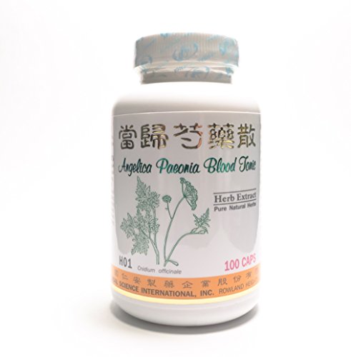 Angelica peonía sangre tónico suplemento dietético 500mg 100 cápsulas (Dang Gui Shao Yao San) 100% hierbas naturales