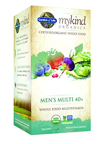 Multi jardín de la vida mykind orgánicos hombres 40 +, c 120 tableta orgánica