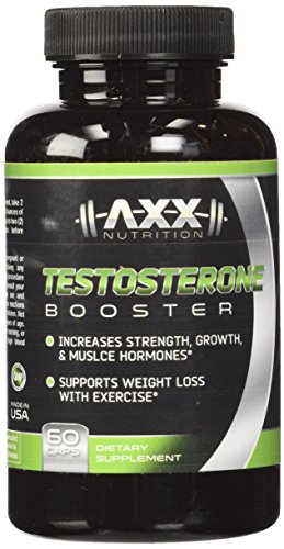 Booster de testosterona extrema de AXX nutrición - más fuerte fórmula en el mercado 100% Natural, aumenta la energía juvenil, pérdida de masa grasa y masa muscular - 1 mes completo de la fuente - totalmente garantizados por AXX nutrición
