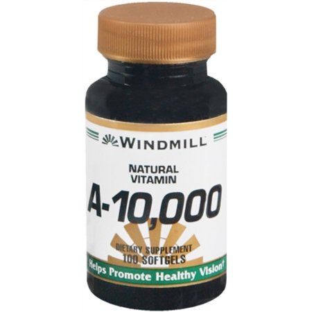Windmill Vitamina A 10.000 UI Softgels 100 cápsulas de gel