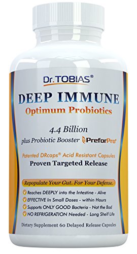 Probióticos óptima: Soporte de sistema inmune profunda - con suplemento nutricional patentado probiótico Booster - eficaz en pequeñas dosis dentro de las horas-
