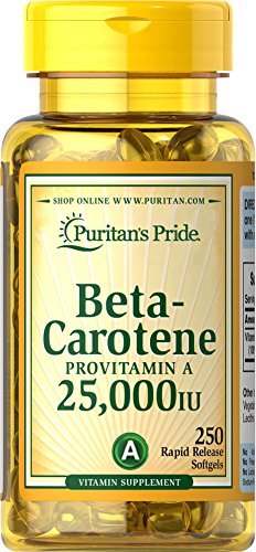 Pride betacaroteno de Puritan 25.000 UI-250 cápsulas