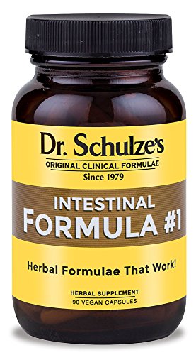 Intestinal Formula #1 Colon intestinal del Dr. Schulze Cleanse cápsulas laxantes, cuenta 90