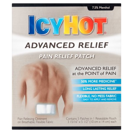 Icy Hot Advanced Relief Alivio del Dolor Parches 4 ct