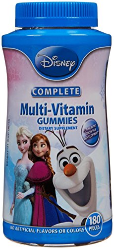 Disney congelado completa multi-vitamina gomitas, cuenta 180