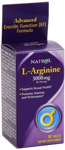 Natrol L-arginina 3000 mg tabletas, 90-Conde