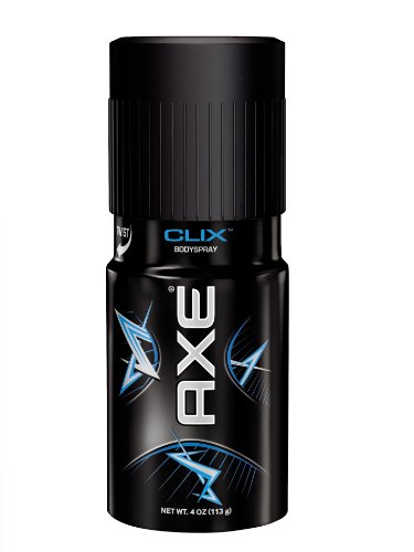 Rociador corporal desodorante Axe, Clix, 4 onzas (paquete de 6)