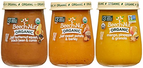 Paquete de variedad de haya-Nut orgánica etapa 3 bebé alimentos, 4,25 onzas (paquete de 10)