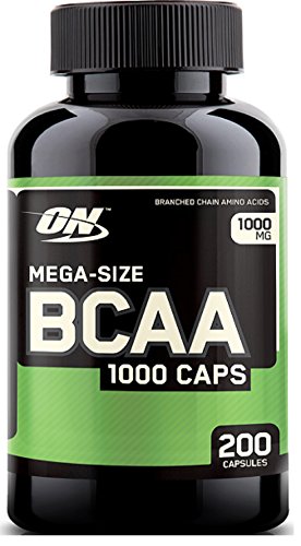 Nutrición óptima BCAA 1000, 200 cápsulas