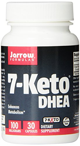 Jarrow Formulas 7-Keto DHEA, mejora metabolismo, 100 mg, 30 Caps